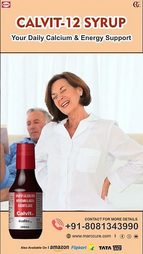 Calvit-12 Syrup – Your Daily Support for Strong Bones, Calcium & Energy!