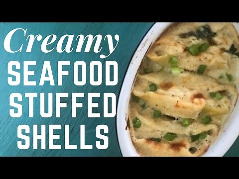Stuffed Shells | Crab with Cream Sauce