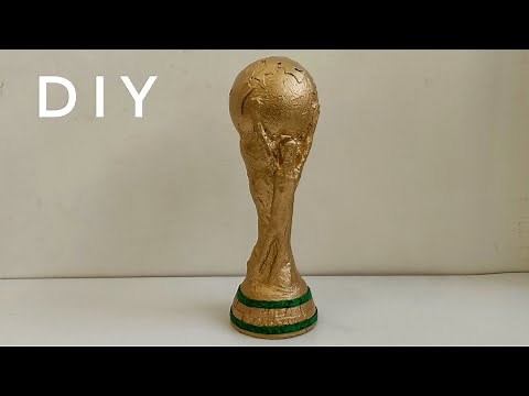 How To Make FIFA World Cup Trophy | DIY FIFA Trophy