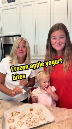 Frozen Apple Yogurt Bites — Easy Healthy Fall Snack