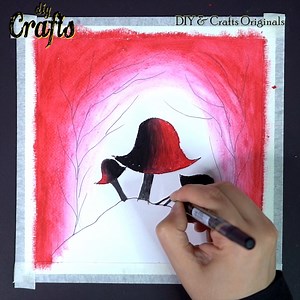 Beautiful Creative Drawing Oil Pastel Painting | DIY & Crafts