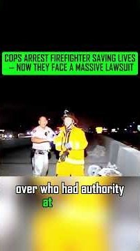COPS ARREST FIREFIGHTER SAVING LIVES — NOW THEY FACE A MASSIVE LAWSUIT #cops #police