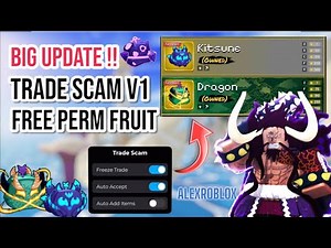 New Method TradeScam Script BloxFruit[GRAVITY UPD☄️] -ALEXHub x Mozil hub |SCREEN|FORCE ACCEPT|NOKEY