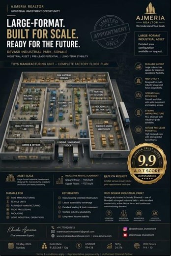 💰 PRE-LEASED INDUSTRIAL POSITIONING — Manufacturing Demand + Long-Term Income Stability