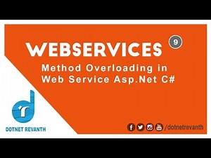 Method Overloading in Web Service Asp.Net C# || Part-9