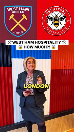 ⚒️🏟️ WEST HAM VS BRENTFORD HOSPITALITY PACKAGE! 🔥 Hammer fans… this is your chance to watch West Ham at the London Stadium with VIP hospitality hotel stay 😱⚒️ 📅 West Ham v Brentford 📍 London Stadium 🛏️ Overnight London stay INCLUDED 💷 From £135pp (2 sharing) 🍺 Academy Bar Hospitality Experience ⚒️ Padded halfway line seats – unreal views 🍻 Academy Bar opens 2.5 hrs pre-kick-off 🥤 FREE drink at half-time 🍺 Private cash bar access 🚪 VIP West Stand entrance 📖 Official Matchday Programm