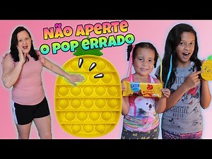Não ache a bolinha no pop it - Pop it - challenge do pop it - Desafio do pop - Fidget toys