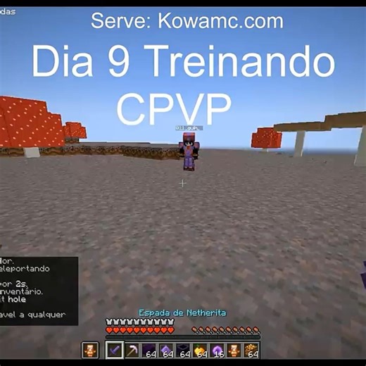 CPVP Dia 9: Tô Ficando Perigoso Demais... O Servidor Não Tá Pronto Pra Isso 😈💣 #minecraft #pvp