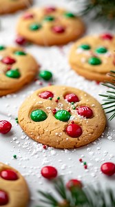 1K views · 4 comments |  Christmas M&M Cake Mix Cookies Ingredients: 1 box yellow cake mix ½ cup butter, melted 2 eggs 1 cup holiday M&Ms ½ cup white chocolate chips Instructions: Mix cake mix, melted butter, and eggs. Fold in M&Ms + white chocolate. Scoop onto sheet. Bake 350°F for 10–12 minutes. Thick, soft, colorful, and perfect for cookie boxes. Enjoy  | Prime Real Estate Inc. | Facebook