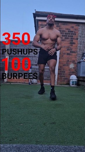 Quick home burpee workout! 350 pushups, 100 burpees, 15 mins, maximum results!
