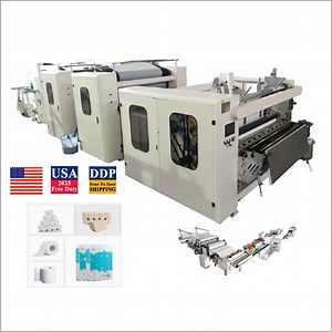 [Hot Item] Toilet Roll Making Machine: Fully Automatic with PLC Control System