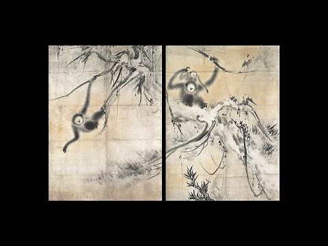 【日めくり３分間名画の旅】119枚目 長谷川等伯「枯木猿猴図」