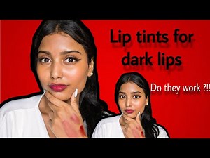 Lip tints for dark lips | Longlasting lip tints on dark lips | faceshop | etude house | Tutumitha
