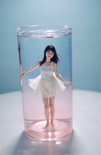 Visual-dialy-of-Hiei | コップの中に踊っている女の子を入れてみた。 I put a dancing girl in a glass cup. #aiart #aiイラスト #女の子 #aiグラビア #グラビア #aiポートレート #aiportraits #portrait... | Instagram