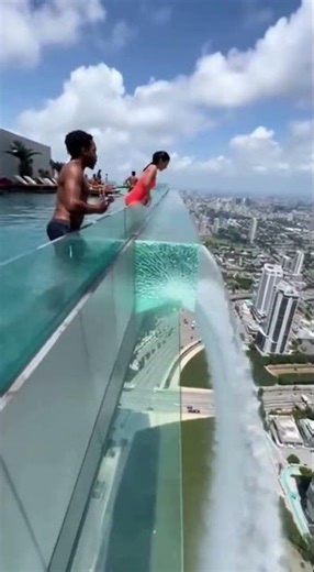 Insane Glass Pool Break!