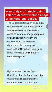 vessara style of temple architecture