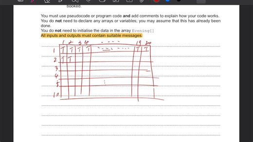 IGCSE Computer Science 2023/O/N 21卷 大题讲解