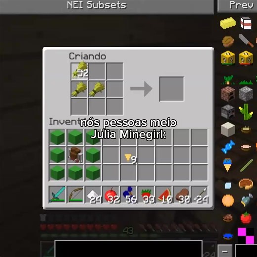 Julia Minegirl: Quero Sorvete e Memes Engraçados!