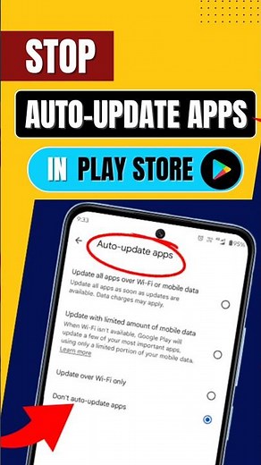How to Turn Off Auto-Update in Google Play Store #shorts #playstore
