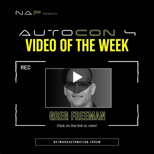 #autocon4 #networkautomation #naf #ac4 #keynote | Network Automation Forum