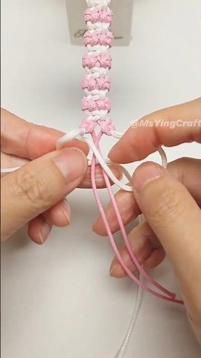 How to Tie Fancy Square Knot 260475 Quick Macrame Tutorial #knot #diy#handmade #macrame