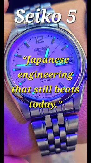 Wajid Ali Shah on Instagram: "Vintage Seiko 5 Automatic – A True Japanese Mechanical Icon 🇯🇵 Some watches don’t just tell time — they tell stories. This Vintage Seiko 5 Automatic with the legendary 7S26 caliber is one of those timeless pieces that represents Japanese engineering, durability, and everyday elegance. Powered by a reliable 21-jewel automatic movement, this watch runs purely on motion — no battery required. Known worldwide for its toughness and accuracy, the Seiko 5 has earned its