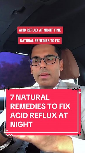 Why do I get Acid Reflux and Heartburn at Night Time? Here are the 7 Natural Remedies to Fix it | Harvard Trained Gastroenterologist #heartburn #acidreflux #gerd #naturalremedy