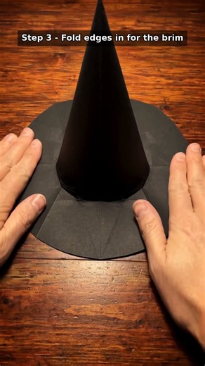 How to Fold an Origami Witch Hat 🧙
