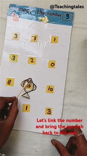 easy TLM for preschool learners....... #teachingtales #learningthroughplay #mathfun