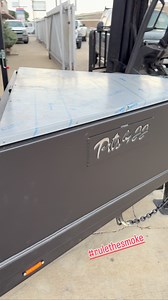 “Getting closer and closer to finishing this custom trailer pit!” Call us 713-691-2922 #madeinusa🇺🇸 #custommade #bbq #rulethesmoke #texas #world | BBQ Pits by JJ