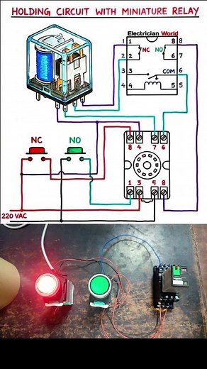 14-Pin Relay Holding Circuit Wiring Guide