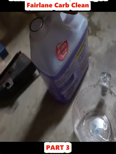 Testing Ultrasonic Cleaner, 64 Fairlane Carb Clean (3)