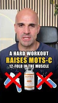 MOTS-c Rises 12x After 1 Hard Workout #longevity #metabolicflexibility