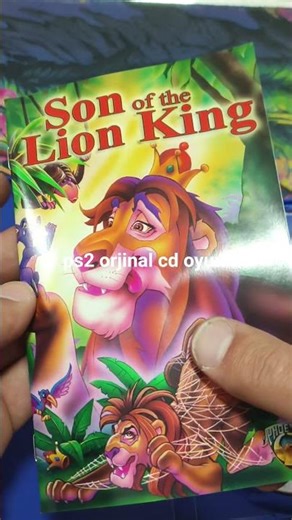 PlayStation 2 orjinal CD oyun lion king