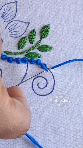 204K views · 1.5K reactions | ⭐How to do hand embroidery basic palestrina #ruphandicraft #handembroidery #bordado #fypシ゚ #basicembroideryabc #embroidery stitch borderline | Basic Embroidery ABC | Facebook
