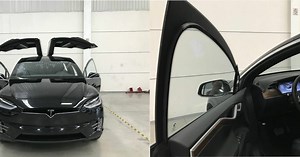 First look at a bulletproof Tesla Model X armored vehicle