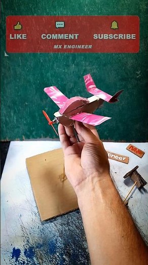 diy make airplane with cardboard