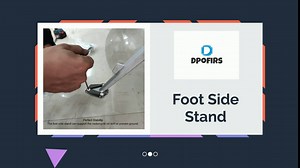 Motorcycle Kickstand Extender, Foot Side Stand Extension Pad, Aluminum Alloy Support Plate For S1000RR S1000R 2019 to 2022 (Black)