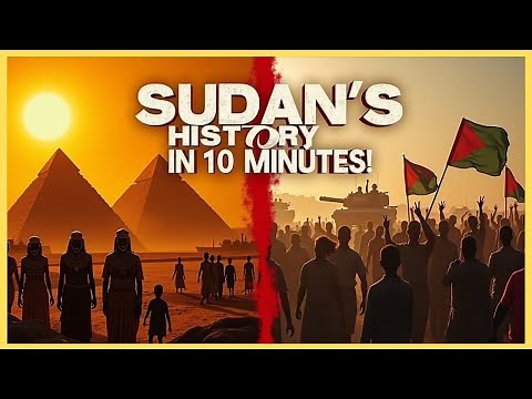 🇸🇩 The ENTIRE History of Sudan in 10 Minutes 🌍⏱️