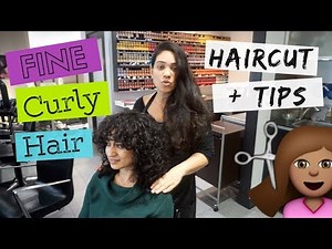 THIN + FINE Curly Haircut and Tips from my Hairstylist | All Things Ada