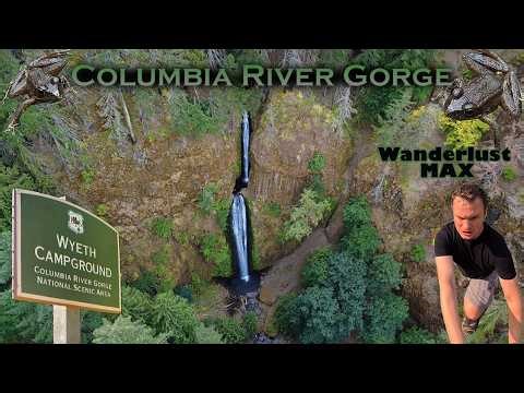 Starvation Ridge & Wyeth - Columbia River Gorge Solo Camping, Chasing Waterfalls, Comedy & Fun 🏕️