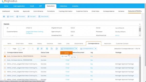 Automate Deduction Resolution & Boost Efficiency | HighRadius Claim Backup