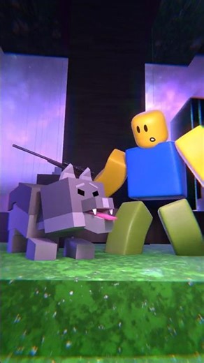 The Little WOLF Story 🥹 99 Nights in the Forest Roblox Noob Animation Meme #shorts