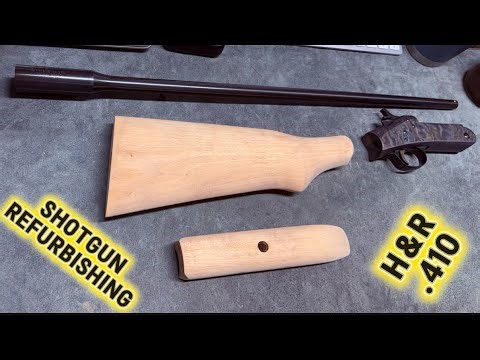 Refurbishing a Classic H&R .410 Shotgun | 3” Choke, Wood Stock Restoration