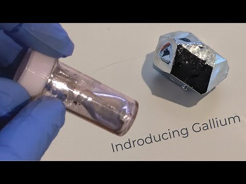 You can melt Gallium metal in your hand! and grow crystals!