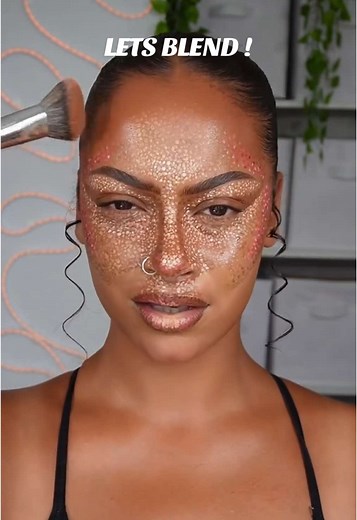 Contouring Challenge: Blending Pointillism in Makeup