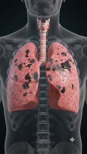 What Does turn black To Your Lungs 😱 | Smoker vs Normal Lungs in 3D #lung #smoker #tobaccosmoke