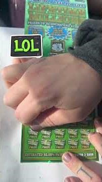 1 $50 ticket Winner missed a bunch of numbers lol #scratch #scratchoff #lotteryticket #winner #lotto