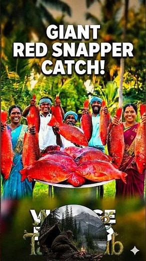 Cooking Fish in MUD?! Giant Red Snapper Village Style | Mitti Mein Paki Machli