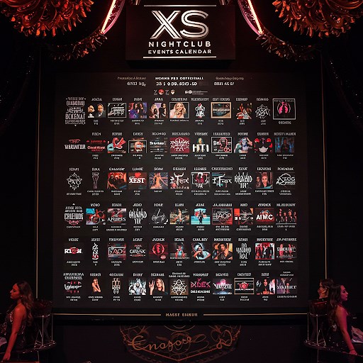 XS Nightclub Events Calendar ✨🎧